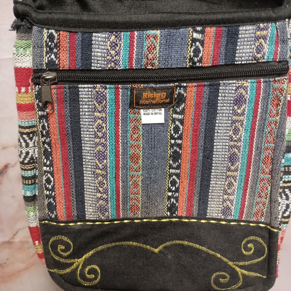 Rising International Boho Hippie Crossbody Bag - Picture 3 of 7